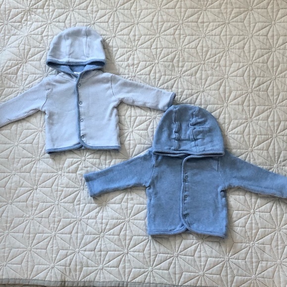 George Other - Baby boy reversible hooded sweaters